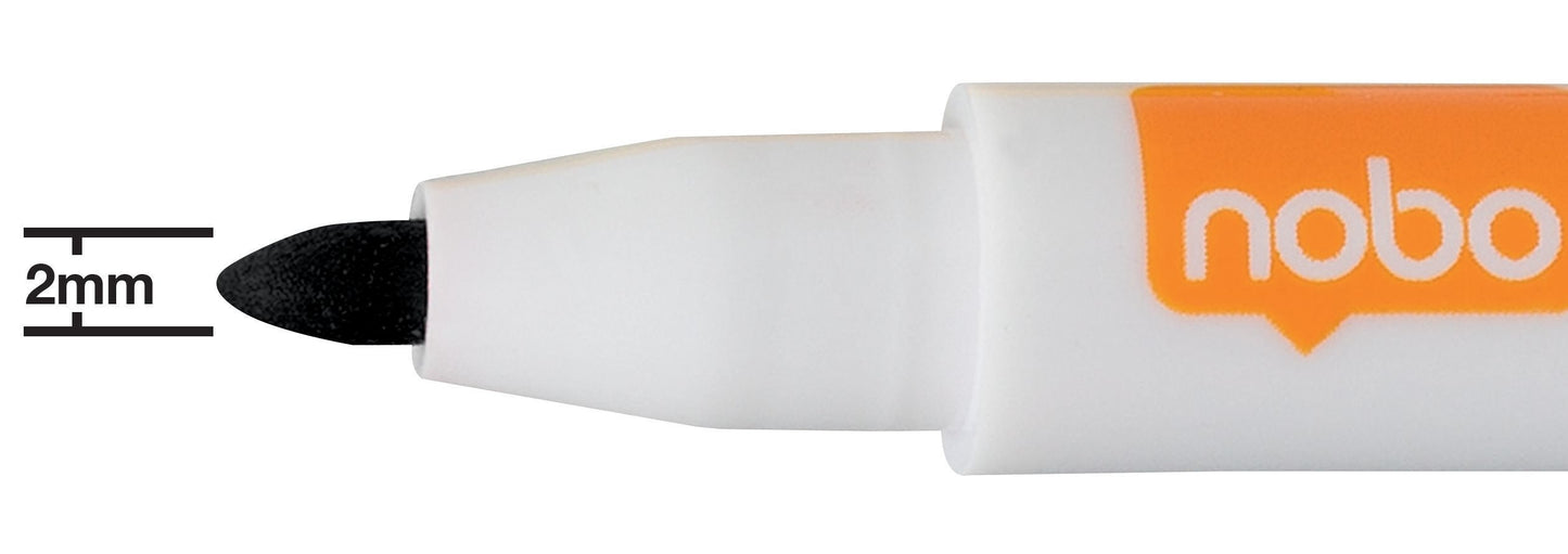Rexel Whiteboard Mini Marker, droog uitwisbaar, Ass, inclusief wisser en cleaner - 2
