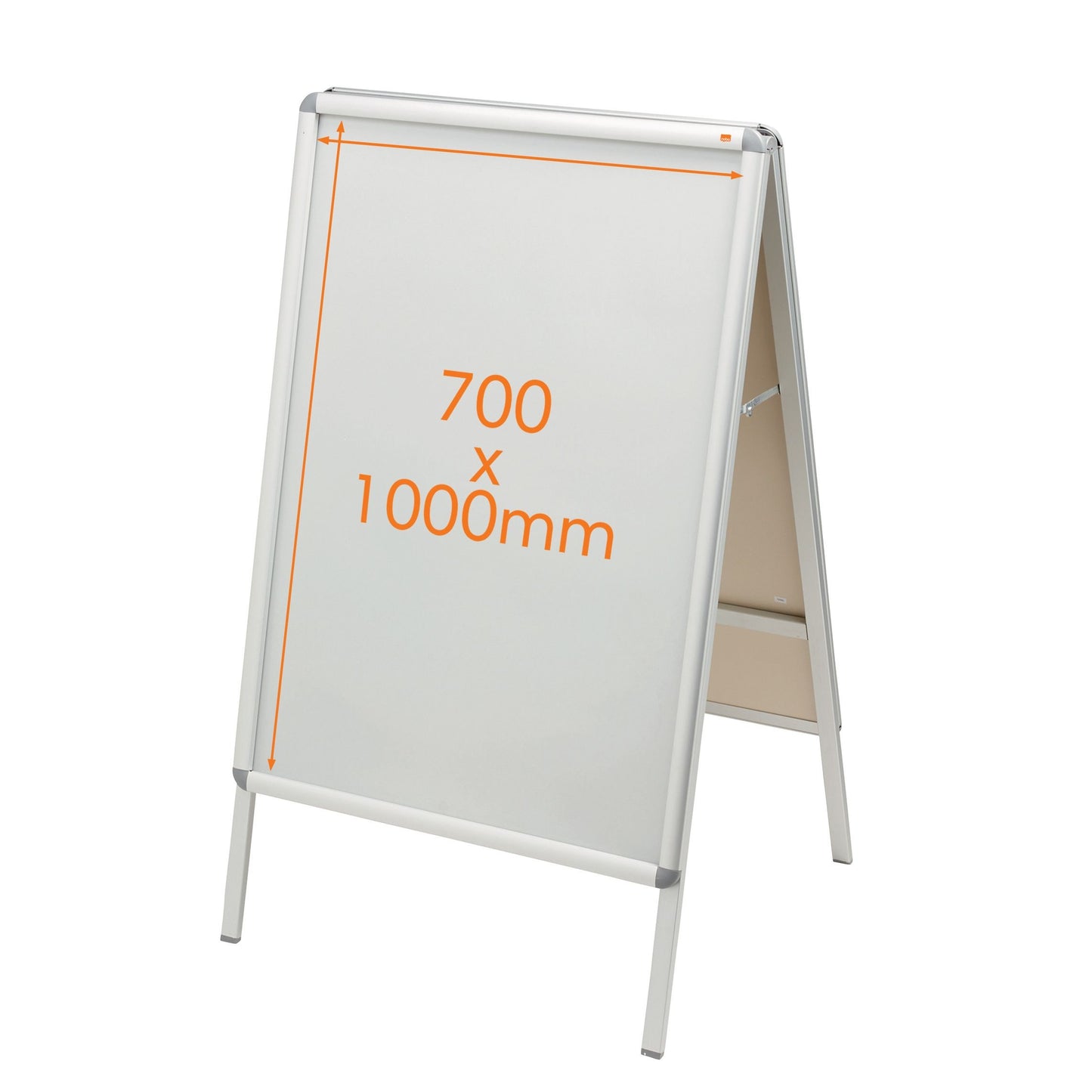 Reclamebord Nobo 700x1000mm in aluminium - 2