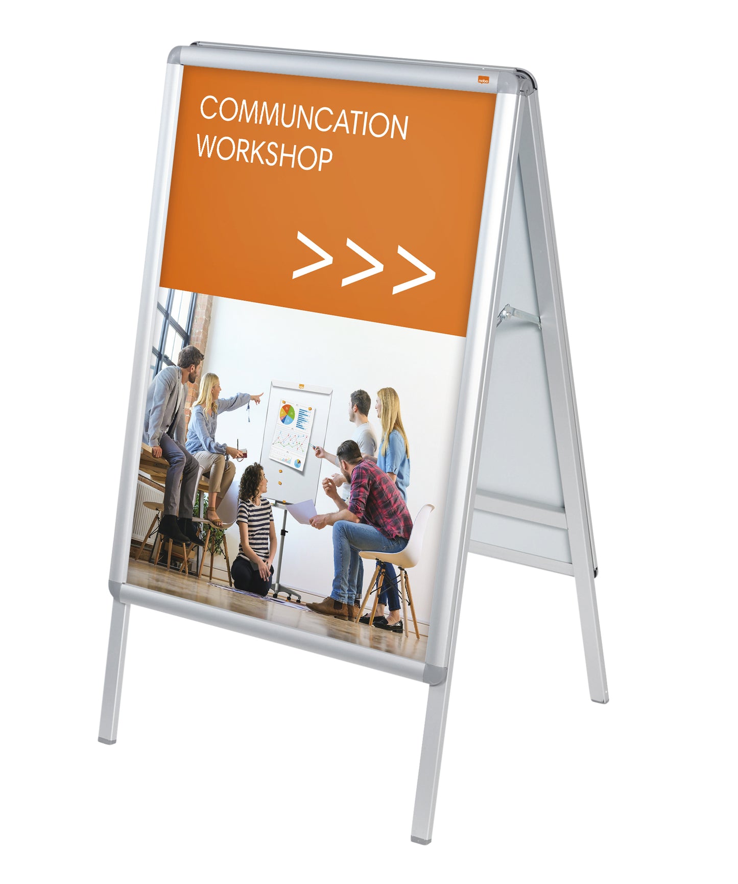 Reclamebord Nobo A1 594x841mm in aluminium - 2