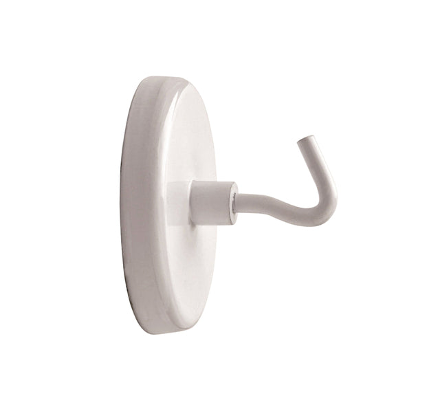 Haakmagneet MAUL 47mm, trekkracht 12kg, wit - 2