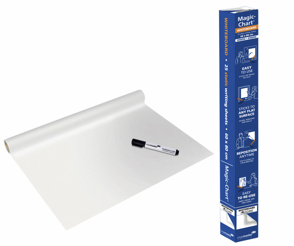 Magic-Chart Whiteboard 60x80cm statisch, herbruikbaar en milieuvriendelijk - 3