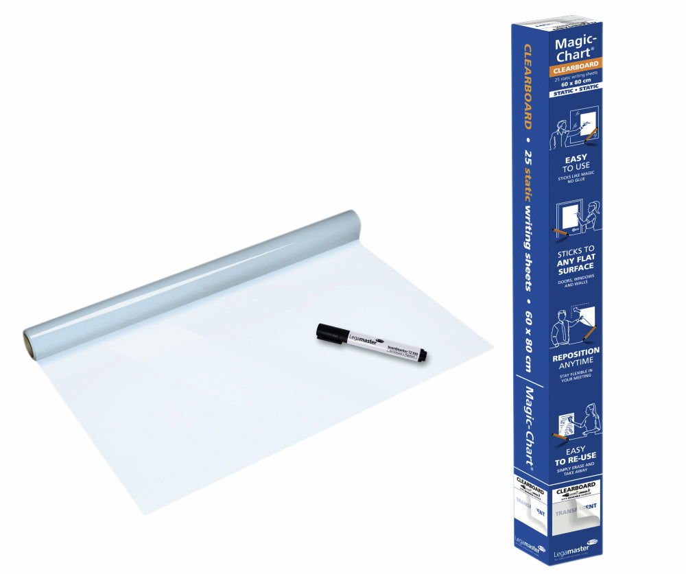 Magic-Chart whiteboard 60x80cm, transparant - 3