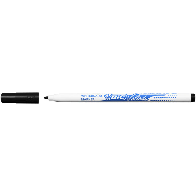 Viltstift Bic 1721 Whiteboard schuin F zwart - 4