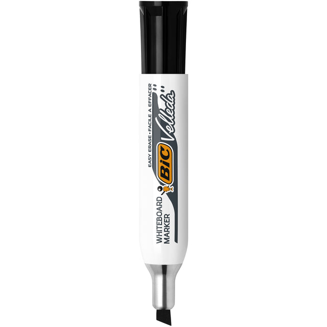 Viltstift Bic 1781 Whiteboard schuin L zwart - 4
