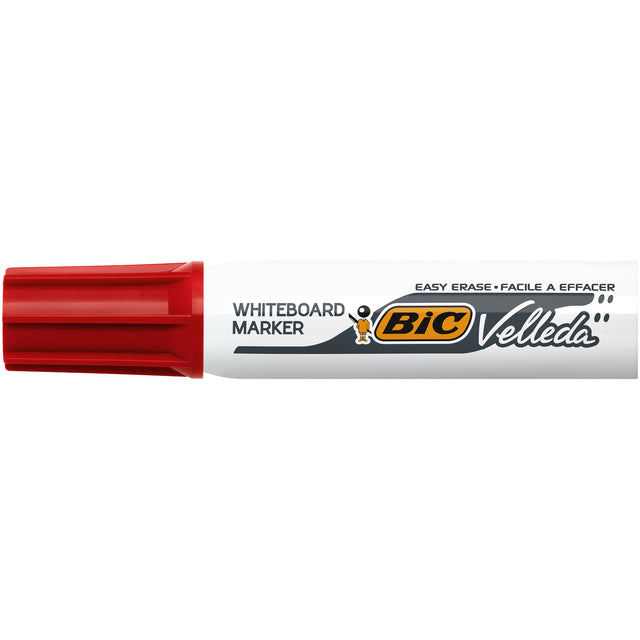 Bic 1781 Whiteboard Viltstift Schuin L Rood, 1,1-5,6mm - 4