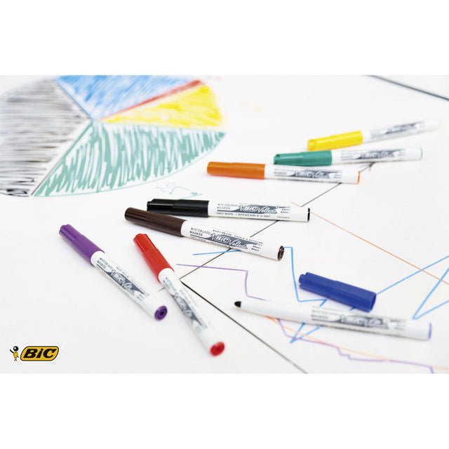 Viltstift Bic 1748 Whiteboard rond M assorti - 5