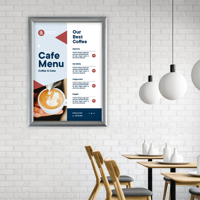 Kliklijst Europel B2 50x70cm met 25mm profiel en Easy-Click - 2
