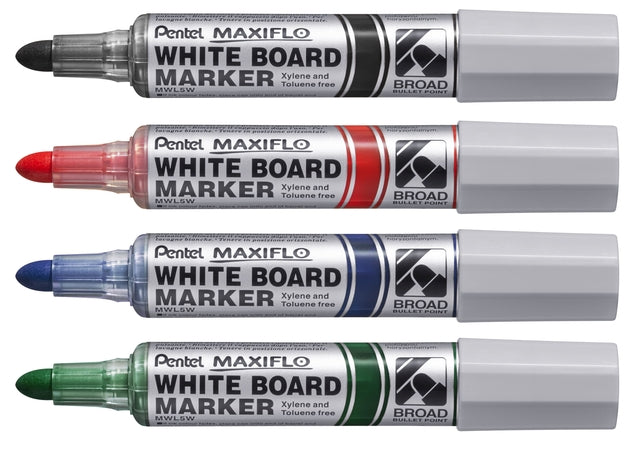 Pentel MWL5M Whiteboard Viltstift 3mm Assorti