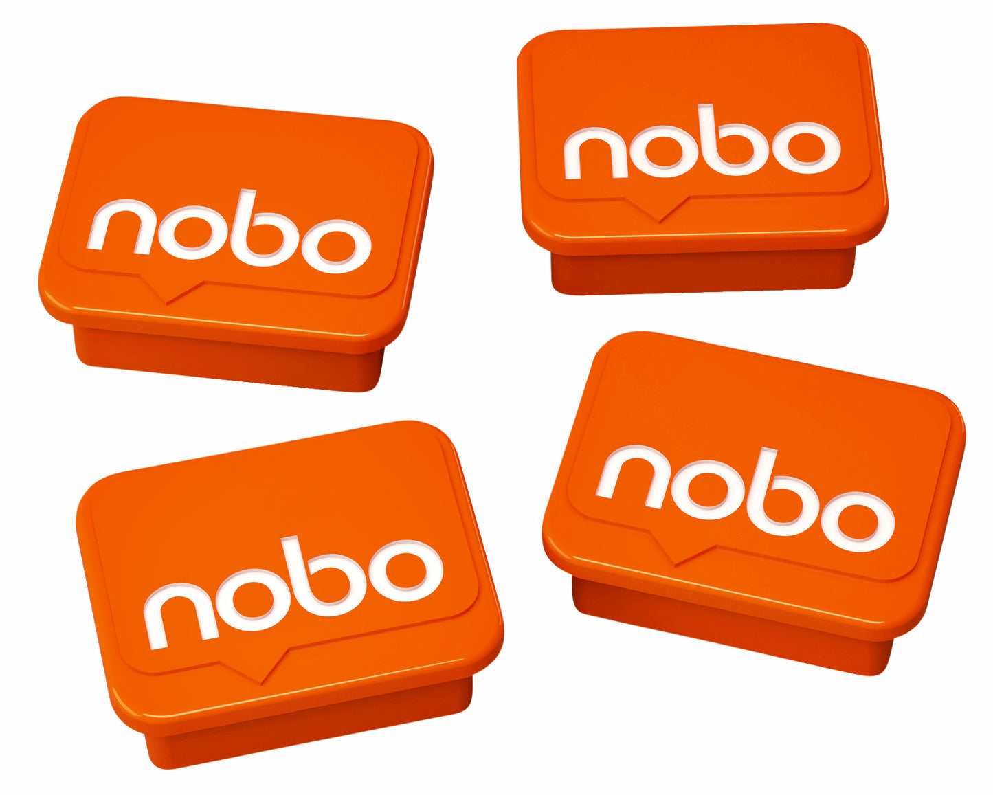 Nobo whiteboardmagnet 22mm, oranje, geschikt voor droog uitwissen