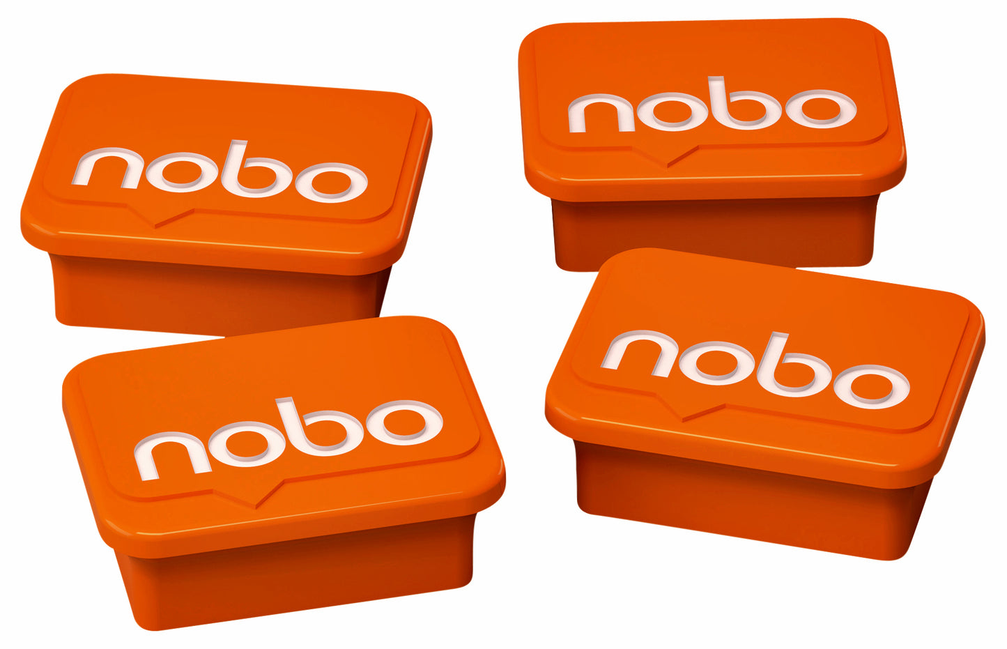 Nobo whiteboardmagnet 22mm, oranje, geschikt voor droog uitwissen - 2