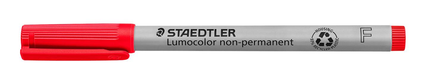Staedtler OHP Lumo F 316 Non-Perm Rood 0,6mm