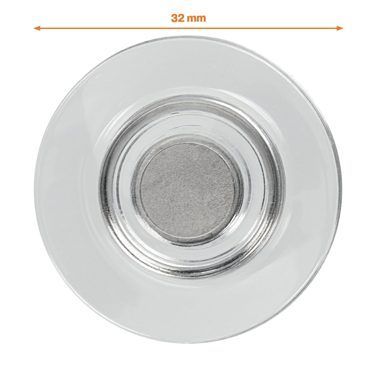 Glasbordmagneet Nobo, 32mm, extra sterk - 2