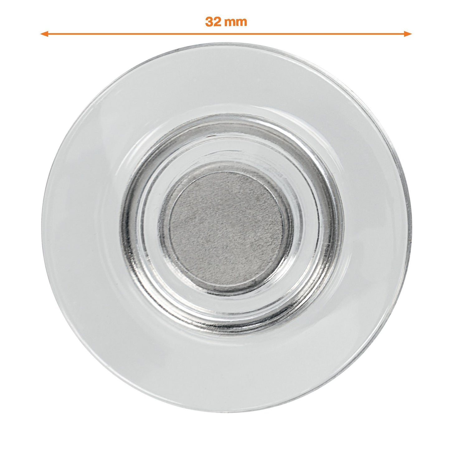 Glasbordmagneet Nobo, 32mm, extra sterk - 2
