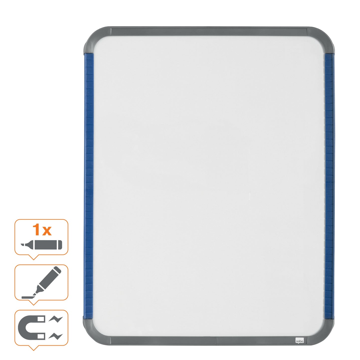 Nobo Slimline Whiteboard 28x36cm Wit Gelakt - 2