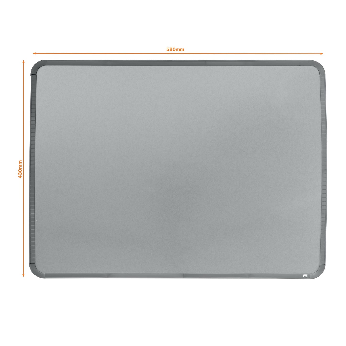 Whiteboard Nobo Slimline 43x58cm Zilver, magnetisch en droog uitwisbaar - 3