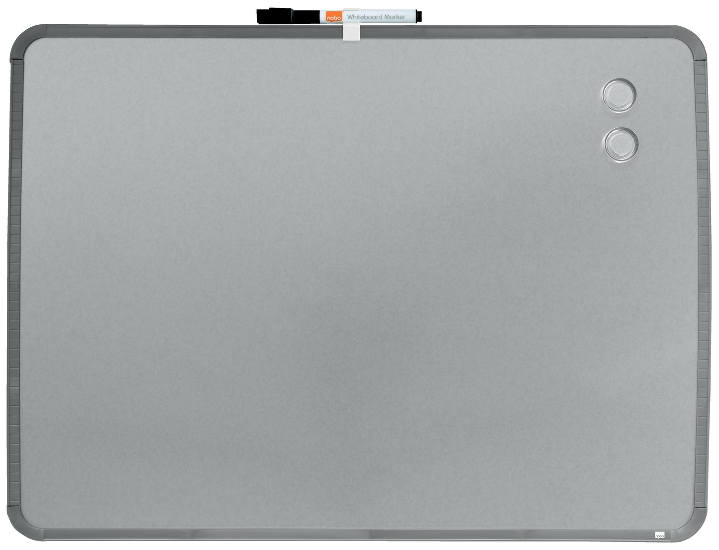 Whiteboard Nobo Slimline 43x58cm Zilver, magnetisch en droog uitwisbaar - 4