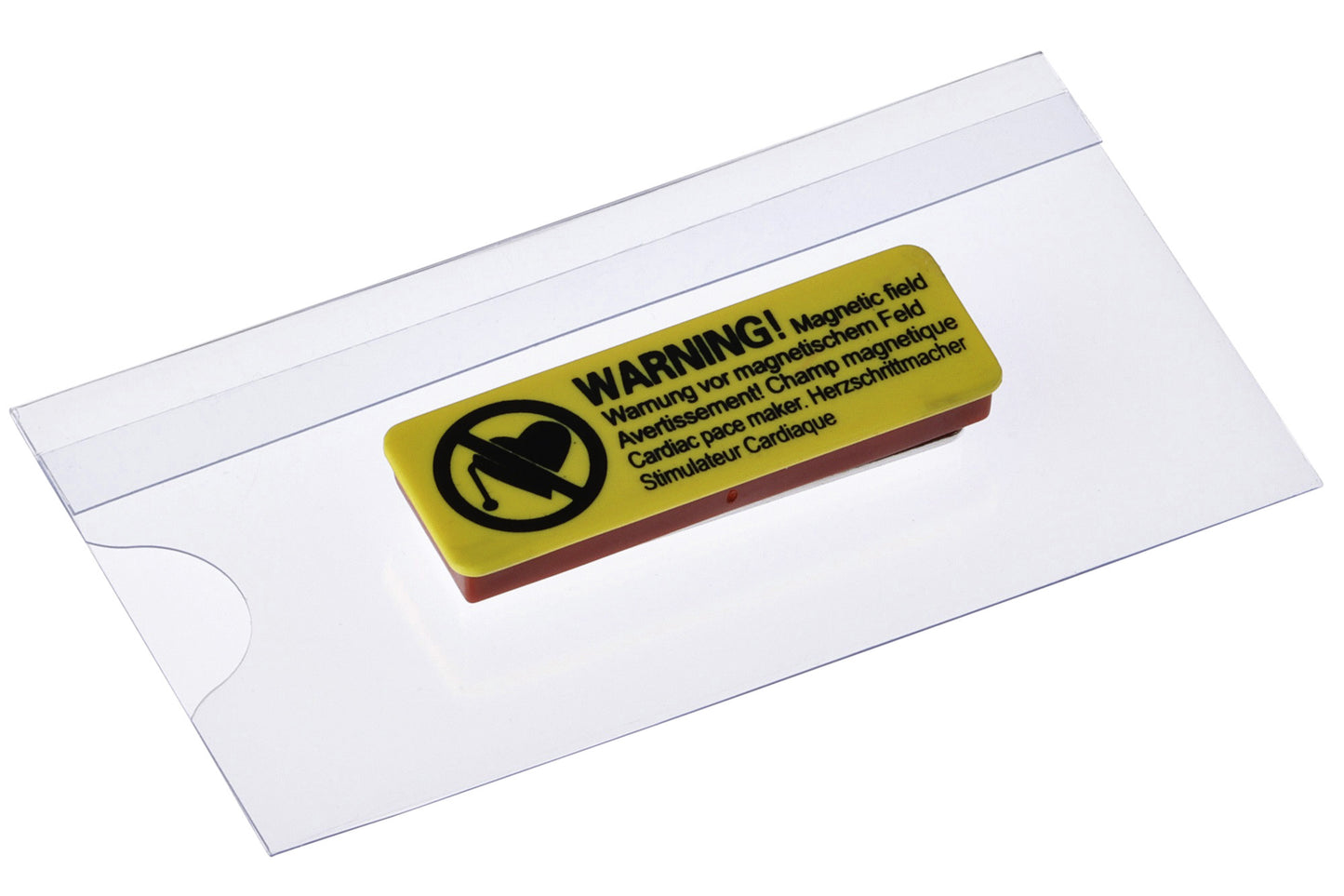 Transparante Magnetische Badge Europel 75x40mm