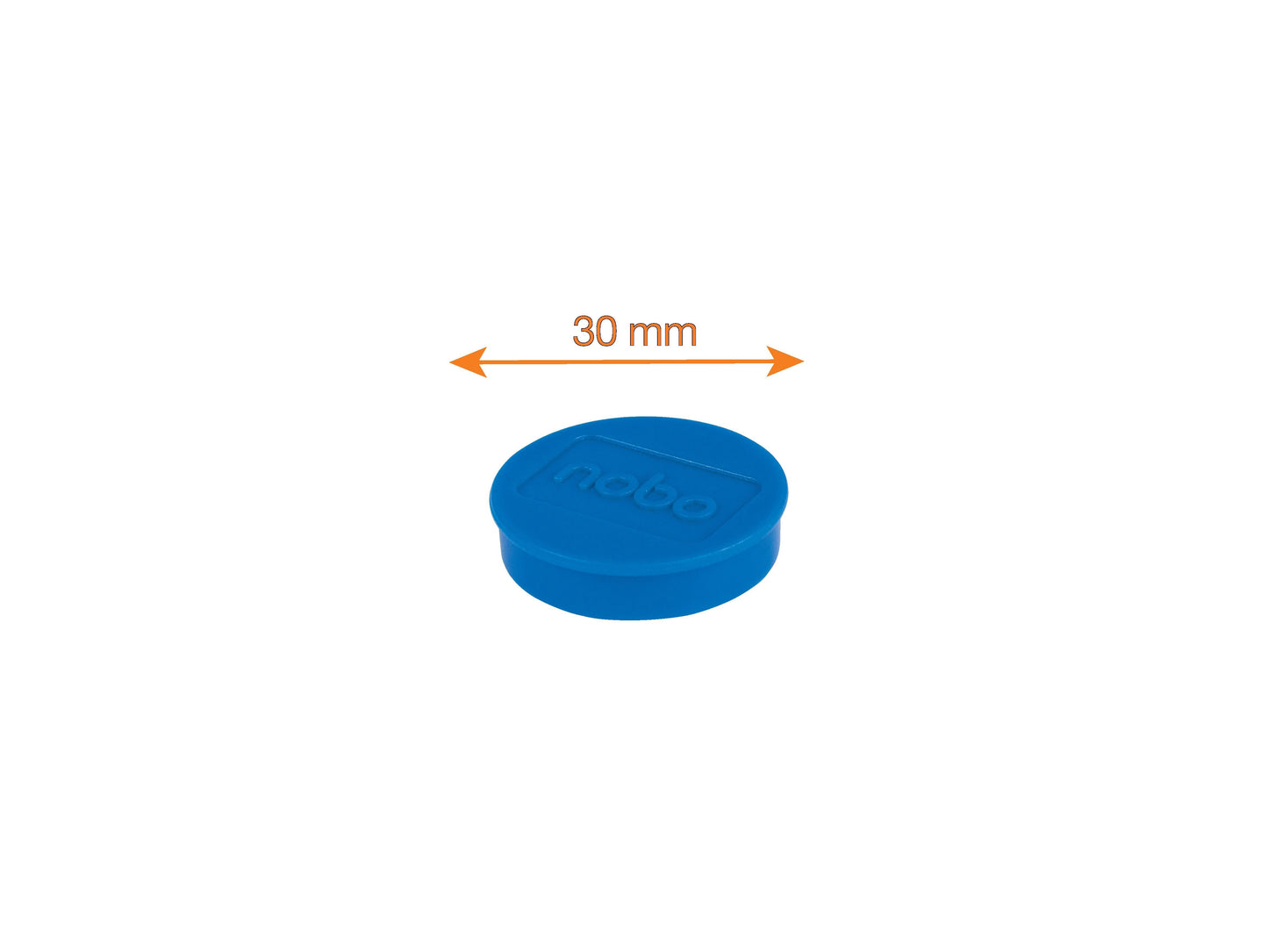 Nobo magneet 30mm, 700 gram, blauw - 2