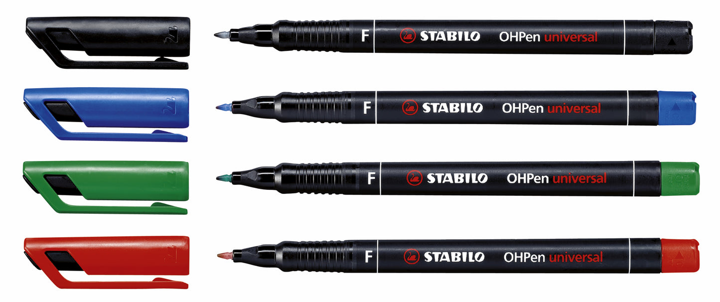 STABILO OHP 842/46 Rond F Zwart Watervast 0,7mm