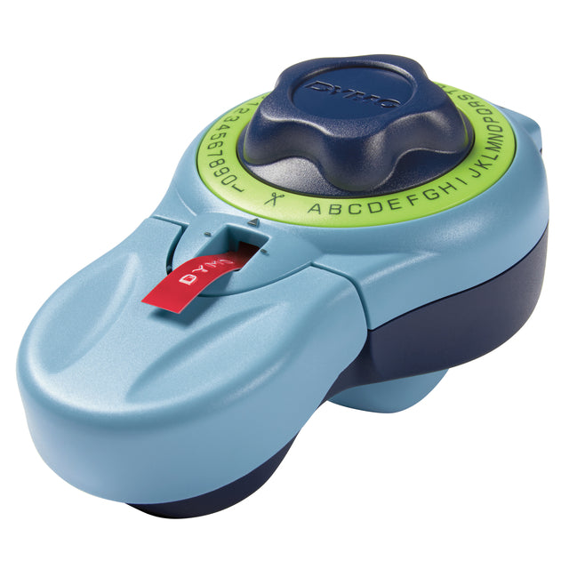 Dymo Junior embossing labeltang voor 9mm tapes, blauw