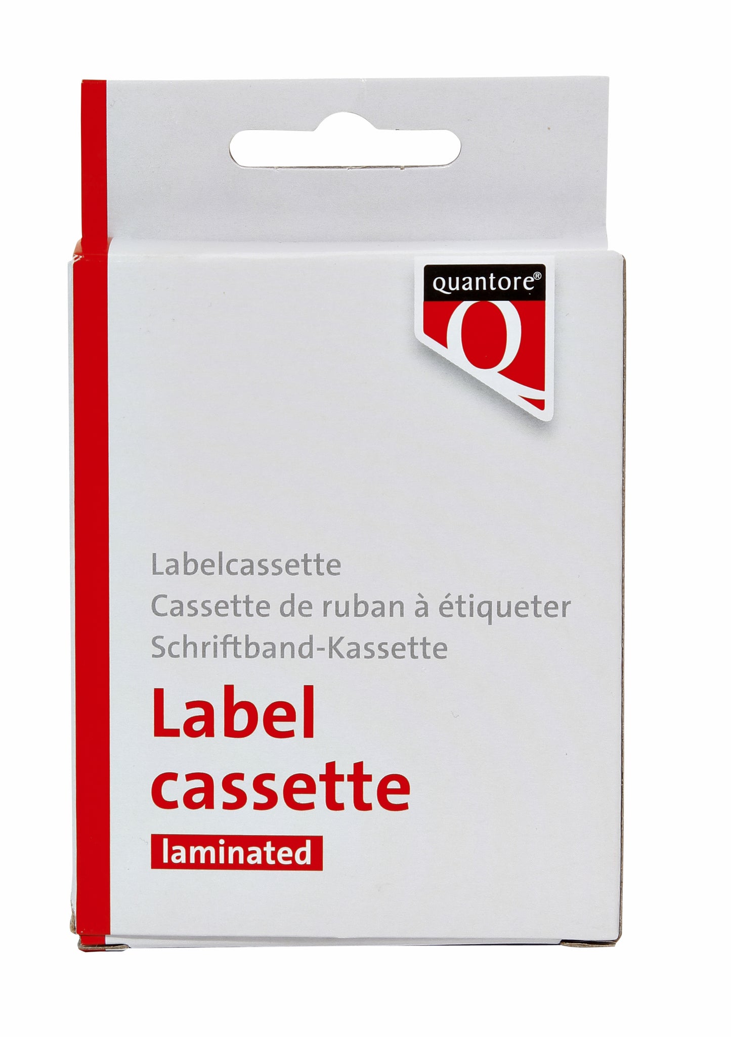 Quantore Tze-221 Labeltape 9mm Wit/Zwart, 8m - 3
