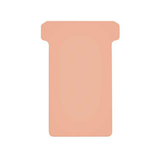 T-Kaart Djois Formaat 2, 48mm, Roze, FSC-gecertificeerd, 500 stuks