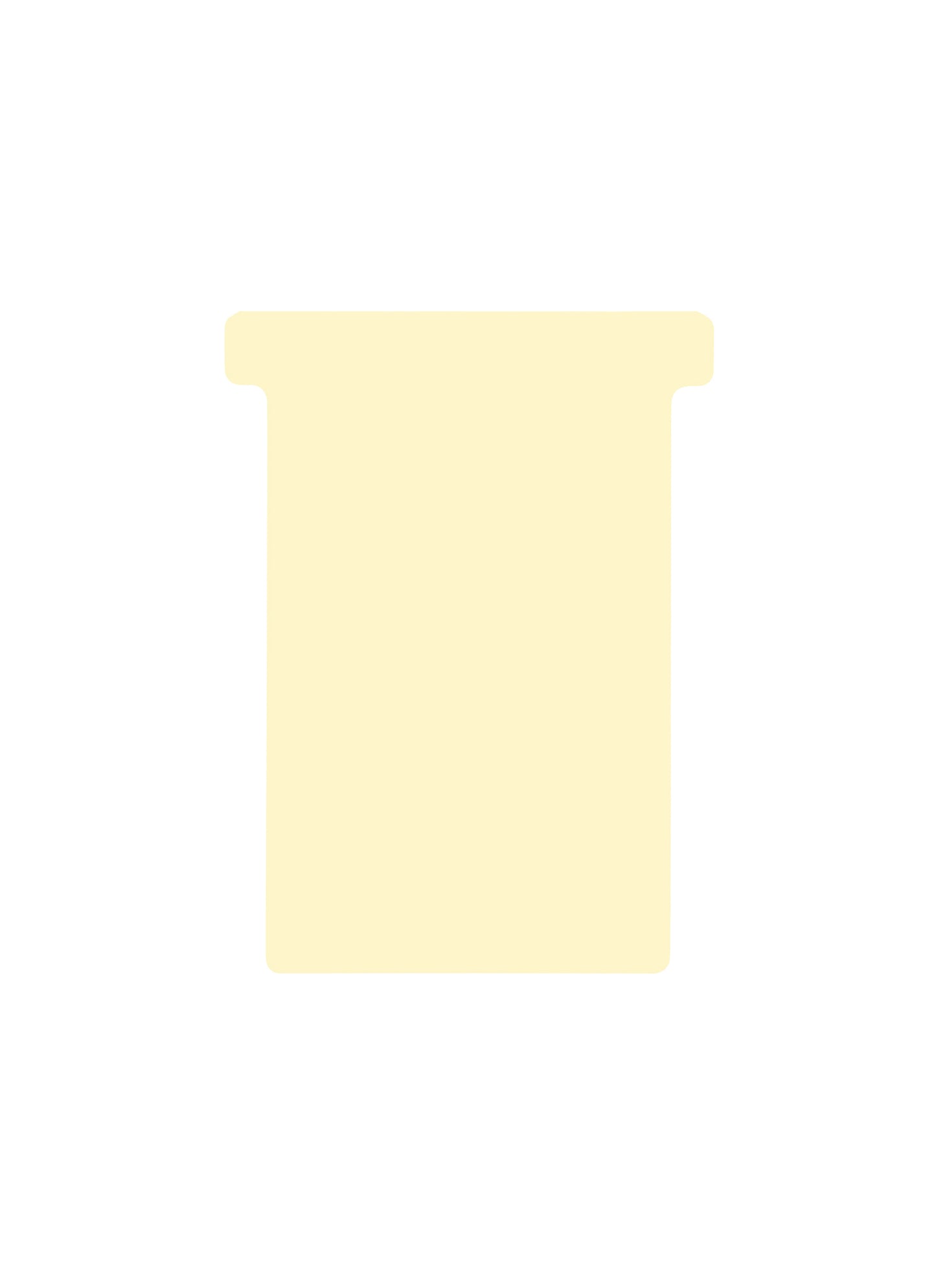 T-Kaart Djois Formaat 3 77mm Beige, FSC-gecertificeerd, 500 stuks