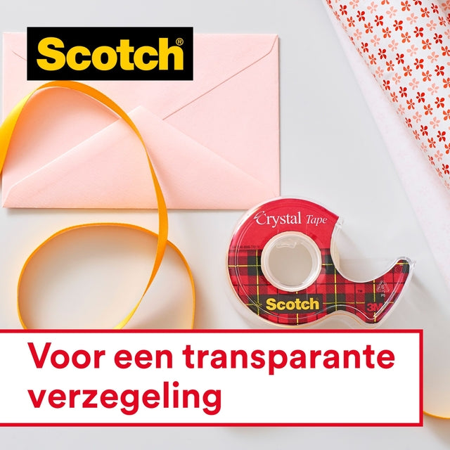Scotch Crystal 600 doorzichtig plakband, 19 mm x 7,5 m, 2+1 disp - 3