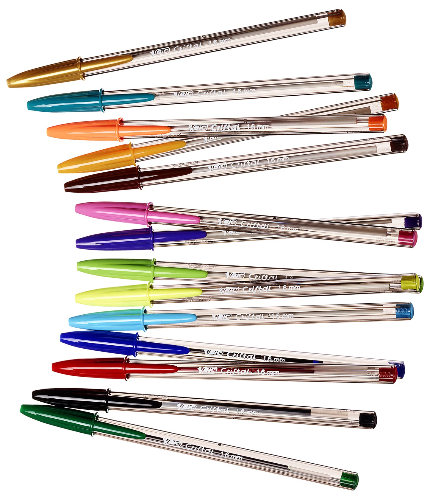 Bic Cristal Multicolour Balpennen Set 15 Stuks, Assorti - 2