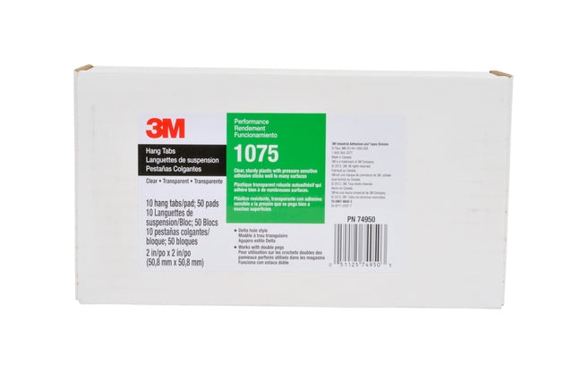 Hangtab 3M 1075, 50x50mm, helder - 4