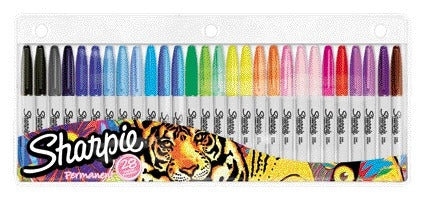 Sharpie F Permanent Marker Assorti, 28 Stuks