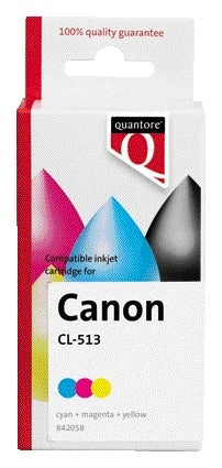 Gereconditioneerde Kleur Inktcartridge Canon CLI-513 (Quantore)