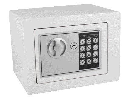 Elektronische Mini Kluis 230x170x170mm met cijfercode en sleutel