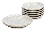 Pickwick wit theetipje van porselein, 6 stuks