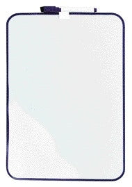 Whiteboard Desq 24x34cm Met Paars Kunststof Profiel En Marker