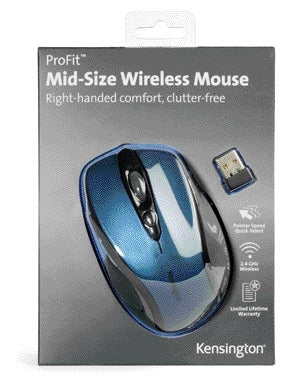Kensington Pro Fit draadloze ergonomische muis blauw - 2