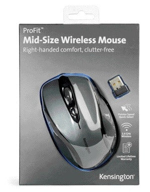 Pro Fit draadloze muis Kensington, middelgroot, grijs - 3