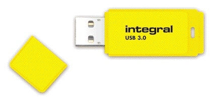 Integral 32GB Neon Gele USB Flash Drive - 3
