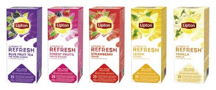 Lipton Refresh Blue Fruits Theezakjes 25 x 1,5 g - 2