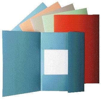 Dossiermap Fo A4, grijs, 250g FSC gerecycled karton - 2