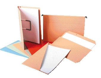 Insteekmap Quantore driehoek 219x330 225gr chamois - 2