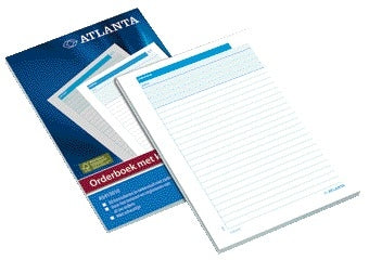 Orderboek Djois Atl A5 2-voudig met Carbon, 50 Bladen