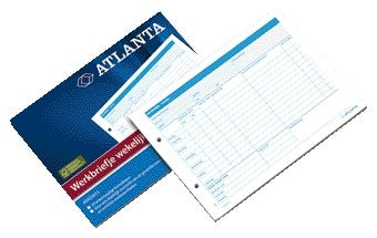 Werkbrief Djois Atl A5 Wekelijks 50 Vel
