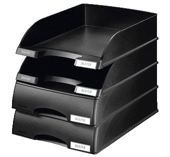 Leitz Plus A4 Brievenbak met Lade Zwart - 2
