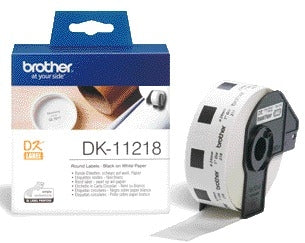 Brother DK-11218 ronde labels 24mm, 1000 stuks