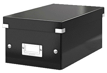 DVD-Box Leitz Click Store Zwart 190x135x320mm voor Dossiers
