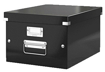 Leitz WOW Click Store Middelgrote Opbergdoos 281x200x370mm zwart