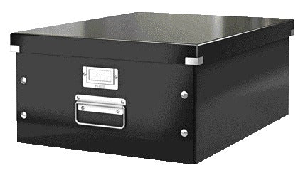 Leitz WOW Click Store Grote Opbergdoos 369x200x482mm Zwart