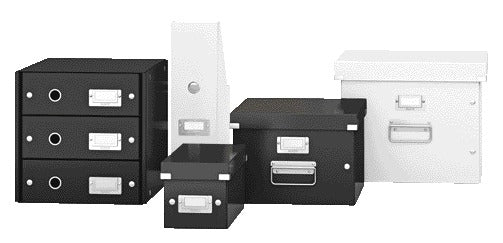 DVD-Box Leitz Click Store Zwart 190x135x320mm voor Dossiers - 4