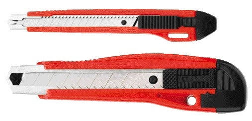 Snijmes Westcott Premium 18mm schuif, rood - 2